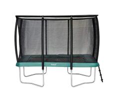 Etan Premium Niños Oro 1075 Combi Deluxe trampolín de jardín, Infantil, 5200, Verde, 310 x 232 cm