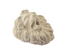 Cabeza de León de mármol amarillo Istria esculpido a mano para fuente