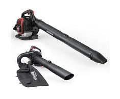 AOSOME ASBV3405 Soplador Aspirador y Triturador de Hojas Gasolina Profesional 3 en 1, con Bolsa 60L, Motor 2 Tiempos 25,4CC, Proporción de Triturar 12:1