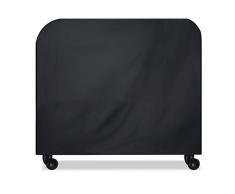 QINAIDI 210D BBQ Grill Cover Fit Grill/ahumador, Cubierta de carbón, Protector Solar a Prueba de Polvo a Prueba de Agua,L