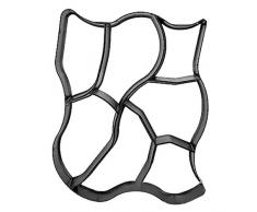 Luluspace - Molde para hormigón, Molde para encofrado, Molde de plástico para hormigón, jardín, Camino, Piedras, Parches de Piedra Natural, adoquines, Placas de terraza, 60 x 50 cm
