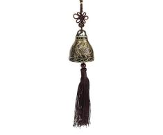 Pegcdu Suerte de la Vendimia del carillón de Viento Feng Shui Campana Bendición del carillón de Viento Nudo Chino para la Buena Suerte de la Fortuna Inicio Crafts de Coches