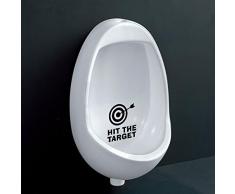 Ecloud Shop® Potty Niños a prueba de agua de pared pegatinas Adhesivos WC extraíbles