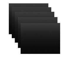 BBQ-Toro - Alfombrilla Premium I Estera para Parrilla I 5 PIEZAS I 40 x 33 cm I Reutilizable I Antiadherente I Teflón I Resistente al Calor I Horno I Parrilla I Barbacoa