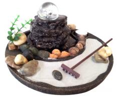 Fuente Feng Shui con jardín zen