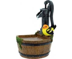 Fuente de pared pájaro cm.27 H.