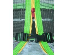 SixBros. SixJump 1,40 M Trampolín de jardín Trampolín verde | Con red de seguridad - T140/1821