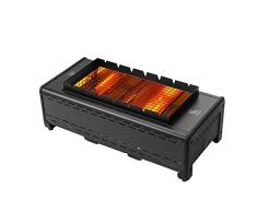 2-4 Personas barbacoa parrillas de barbacoa eléctrica doméstica parrilla de la barbacoa sin humo en el interior de la carne que no se pegue la máquina de asar los pinchos comerciales (18,5 * 8,8 * 5,9