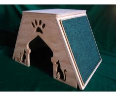 Abu Dhabi tamaños XL, casas para Gatos Profesional y rascadores Blitzen Made in Italy 100%