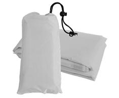VIFER Impermeable Impermeable Multifuncional Durable Impermeable al Aire Libre Poncho Tragaluz Toldo Toldo Cubierta Mat(Gris)