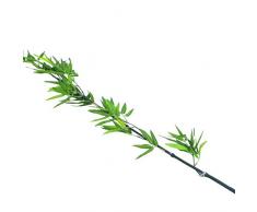 Cañas de bambú artificiales, tallos negros, juego de 6, 180 cm - planta artificial / mata - artplants