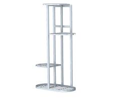 Dittzz Estanteria para Macetas, Soporte Macetas Plantas Metálico, Escalera Estantería Decorativas de Plantas Flores para Decoración Exterior Interior Jardín Baño,45 x 22 x 83cm