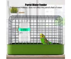Garosa Loro Alimentador De Agua Loro Automático Dispensador De Agua Tazón Transparente Práctico Pájaros Bebida De Agua Biberón
