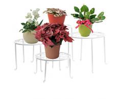 4 en 1 Metal Flores estanterías Planta Soporte mesa Planta mesa florero