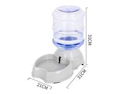 ZUOZUOZUO Método Automático De Fuente De Agua Potable Perro Golden Retriever Alimentador Automático Hervidor De Agua para Perro Bebedero Fuente De Agua De Mármol 21X31X31Cm