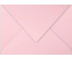 Clairefontaine 555652C - Paquete de 20 Sobres C5 - 162x229mm Pollen Rosa Hortensia 120gr