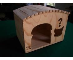 Because tamaños XL, casas para gatos Profesional y rascadores Blitzen Made in Italy 100%
