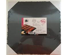 Quid 2454140031 - Fuente Cuadrado de Pizarra Gastro Fun 1pz - Gris