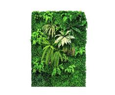 Xiaolin Los Paneles de los setos del boj Artificial, decoración Natural de la Pared de la Planta Natural del jardín de la Pantalla de cercado del Verde (Color : 03)