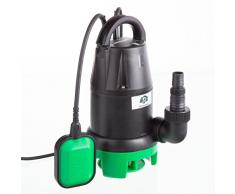 Ultranatura SP-100 - Bomba de aguas residuales, 350 W, bomba de motor sumergible con interruptor de flotador; caudal máximo de 7000 l/h, altura de elevación máxima de 5 m