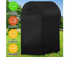 Sotor 76 x 67 x 110 CM Funda Barbacoa Pequeña Impermeable con Tela 420D Oxford Resistente, Cordón Ajustable, Doble Asa y Bolsa, Protección Solar/Lluvia/Polvo/Viento/UV, para Weber, Brinkmann, etc