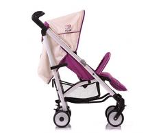 Esprit Buggy Jive - - Flower Party | con función Descanso, grande Capota y estructura de aluminio ligero, plegable, Tumbona Buggy cochecito Jogger Lila, Beige