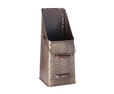 Kamino-Flam – Cubo para leña, Cesta para carbón, Contenedor para leña, Cajón de almacenamiento, Caja para almacenar leña y carbón – 20/20/50 cm