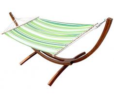 ASS 320 cm Soporte de Hamaca Madera de alerce Incluye Hamaca Sosua