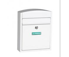 Arregui E5731 Buzon para exterior de acero modelo Compact color blanco. Dimensiones (Altoxanchoxfondo): 285x240x95mm