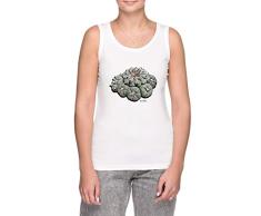 Lophophora williamsii - los Peyote - Peyote Mujer De Tirantes Camiseta Blanco Tamaño XL Womens Tank T-Shirt White X-Large Size XL
