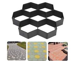 Ouneed-Pflasterform Molde para hormigón, Molde para encofrado, Molde de plástico para hormigón, jardín, Andar, Piedras, adoquines de Piedra Natural, adoquines, Placas de terraza, a, Größe: 36 × 36 cm