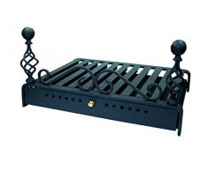 IMEX EL ZORRO 10919 Parrilla para Chimenea con cajón (60 x 45 cm)