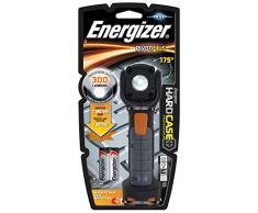 Energizer - Linterna Led Profesional Hardcase Pivot, Cabezal Pivotante, 300 LM, Magnética, Resistente a Caidas y Agua, Pilas Incluidas, Gris