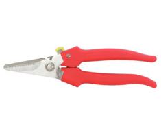 KS Tools 118.0075 - Tijeras universales, rectas, de abertura automática (tamaño: 145 mm)