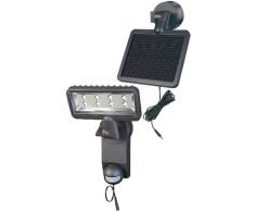 Reflector LED Solar Premium SOL SH0805 P2 IP44 con detector infrarrojo de movimientos 8xLED 0,5W 320lm Longitud del cable 4,75m Color Antracita
