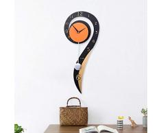 XIXIGZ Relojes De Pared Número De Pregunta Jardín Creativo Mute Swing Reloj De Moda Sala De Estar Colgando Mesa Linda Personalidad Decoración Hogar Reloj De Pared De Cuarzo