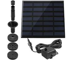 1.4 W pileta fuente, maxin potencia bomba Panel Kit sumergible agua bomba de agua Solar para aves baño, pecera, estanque, decoración del jardín.