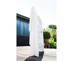 Kettler Nizza - Sillón plegable de plástico mate, color blanco
