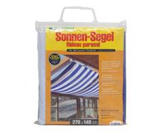 Windhager Toldo para Estructura corredera, Azul/Blanco, 270 x 140 cm