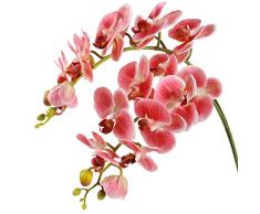 Famibay Orquidea Artificial Ramo Rosa Orquideas Flores para Boda Hogar Decorativa