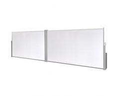 Festnight Toldo Lateral Biombo de Doble Cara para Restaurantes Casa 3 Colores Disponibles