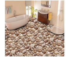 Xcmb PVC Papel pintado Fondo De Pantalla De Pintura De Piso 3D Personalizado Pintura De Adoquín Hd Pintura Interior Y Exterior Del Océano Decor De La Habitación Pegatinas De Pared-400Cmx280Cm