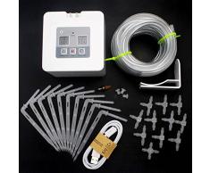 Coomir Bricolaje automático de riego por Goteo Kit USB Alimentado por batería Plantas de Interior Sistema de riego automático