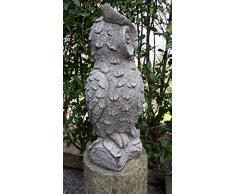 DE BÚHO GRANDE - FUNDIDO JARDÍN DE PIEDRA EN FORMA DE DISEÑO DE/FIGURA DECORATIVA
