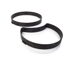 WH-IOE DIY Jardín Patio Camino Molde de plástico 34cm DIY Camino del jardín del pavimento Hacer el Molde Carretera Loseta Cemento moldura de ladrillo Negro Patio de Rode césped del jardín Calzada