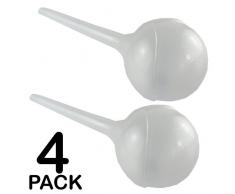 We Search You Save Aqua Globes - Sistema de riego para plantas de interior y exterior (paquete de 4).