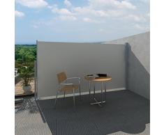 Festnight Toldo Lateral para Jardín Tejado Patio Terraza 160 x 300 cm Color Crema