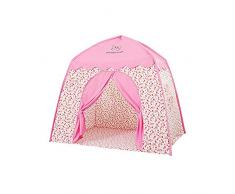succeedw Castillo De La Princesa Tienda De Campaña para Niños Grandes Casa De Juego Princess Tent Girls Casa De Juegos Grande Kids Castle Play Tienda De Campaña Carpa con (51x39x51in)