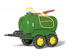 ROLLY TOYS 12 275 2 - Remolque Cisterna John Deere (2 Ejes, Bomba y aspersor)