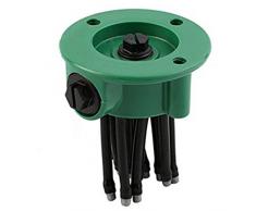 outf Lower 360 grados automática spray Head Jardín Césped techo enfriamiento giratorio aspersor Riego Jardín Riego automático de riego Herramientas para jardín Riego Instalaciones